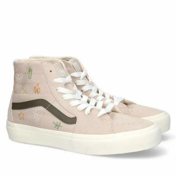 NWOB Vans trainers SK8-Hi Tapered VR3 Beige 11.5 - Picture 1 of 13